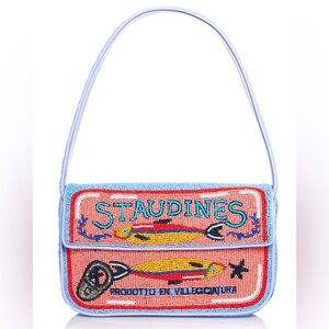 SOLD | Staud Tommy Pink Staudines Baguette